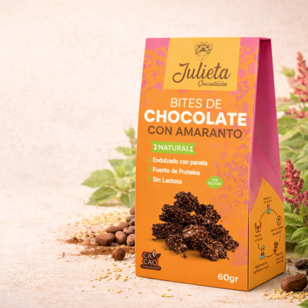 Bites de chocolate con amaranto